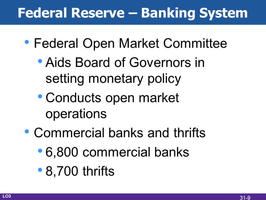 Federal Reserve – Banking System Federal Open Market Committee Aids Board of Governors in